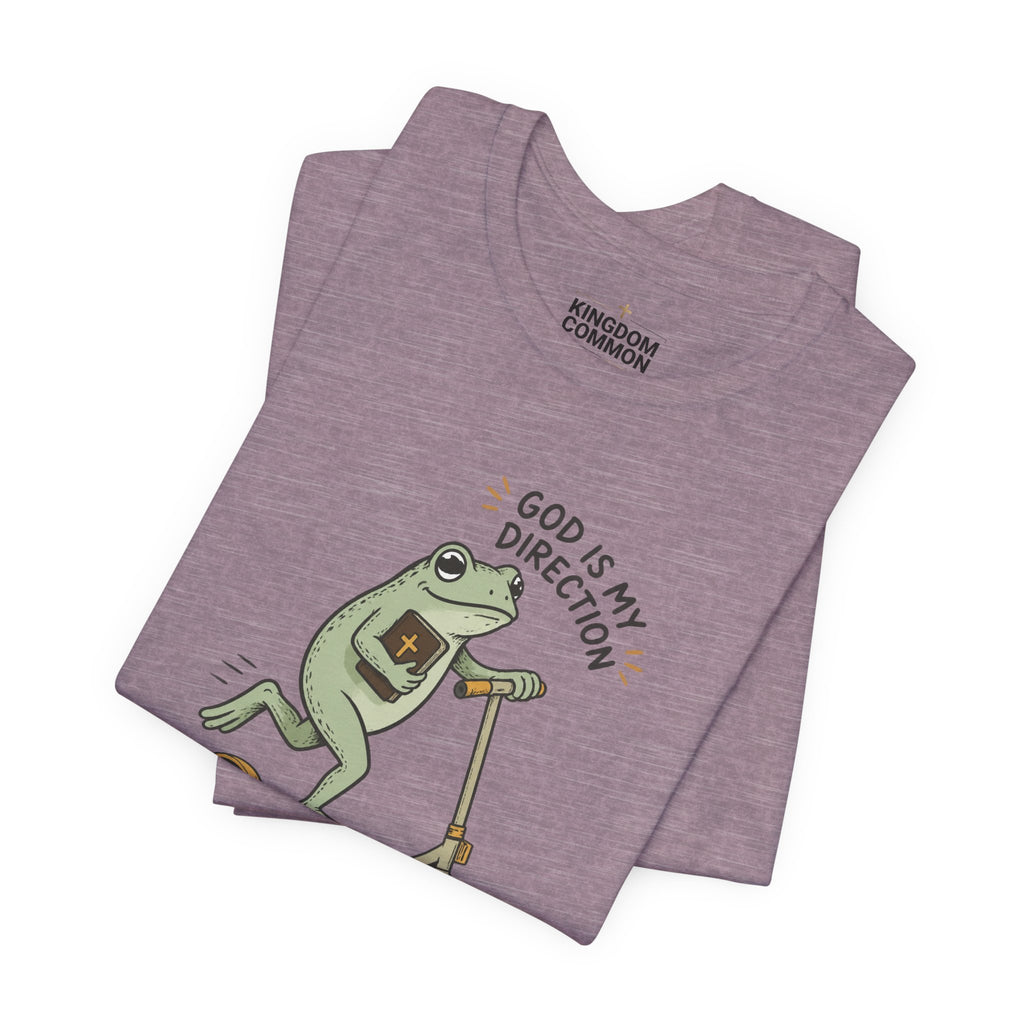 Bible Frog on Scooter T-Shirt