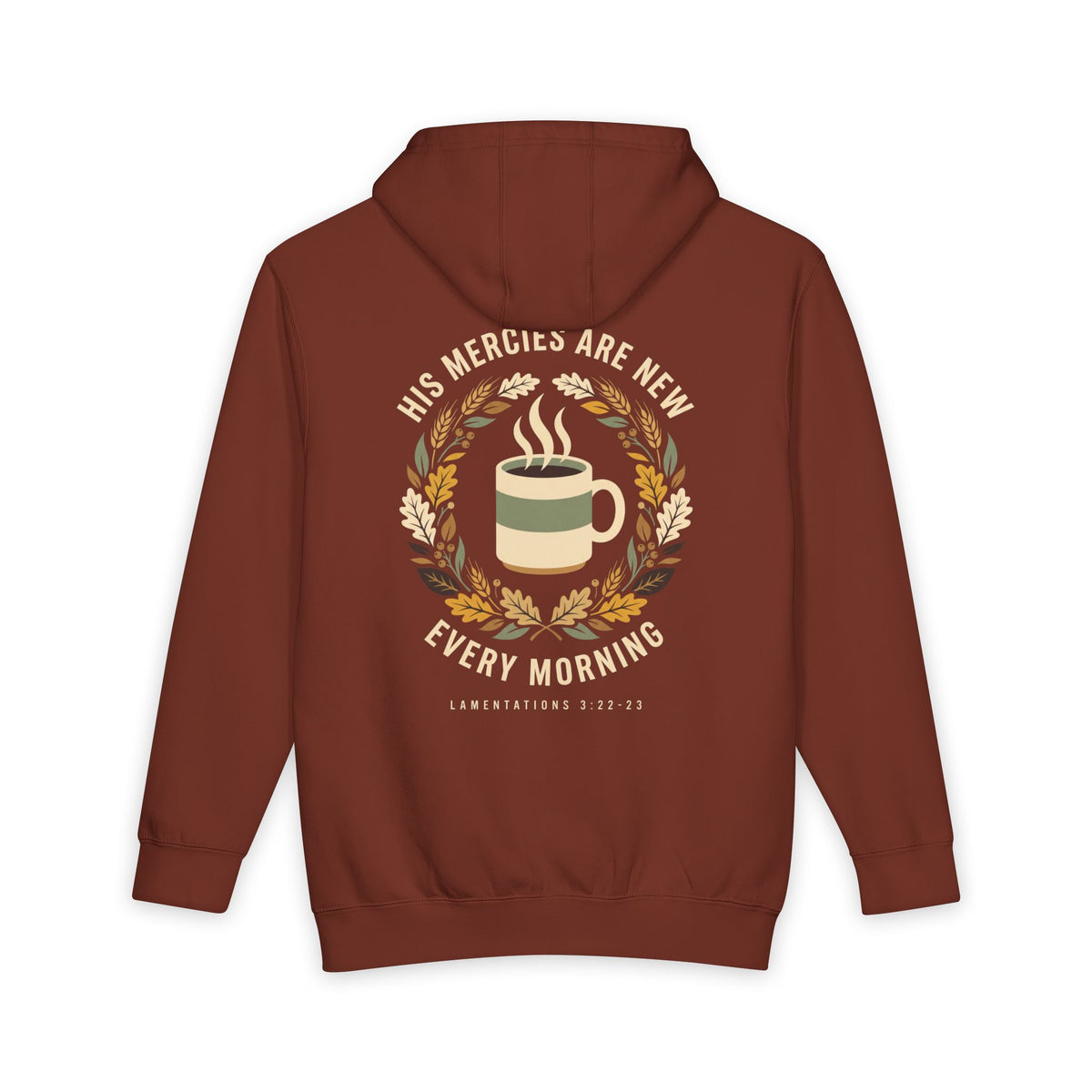 "His Mercies Are New Every Morning" Coffee Faith Pullover