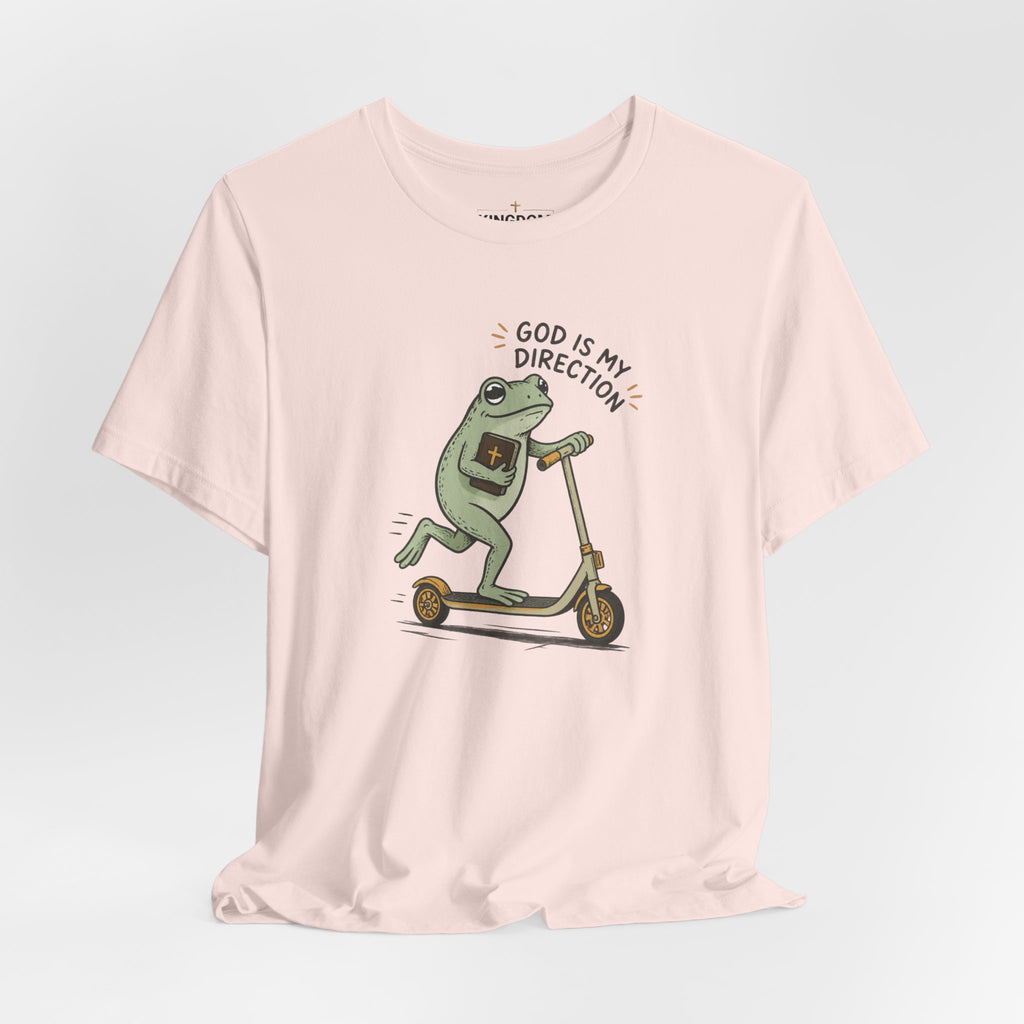 Bible Frog on Scooter T-Shirt