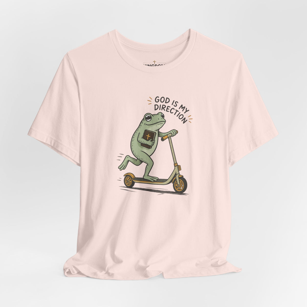 Bible Frog on Scooter T-Shirt