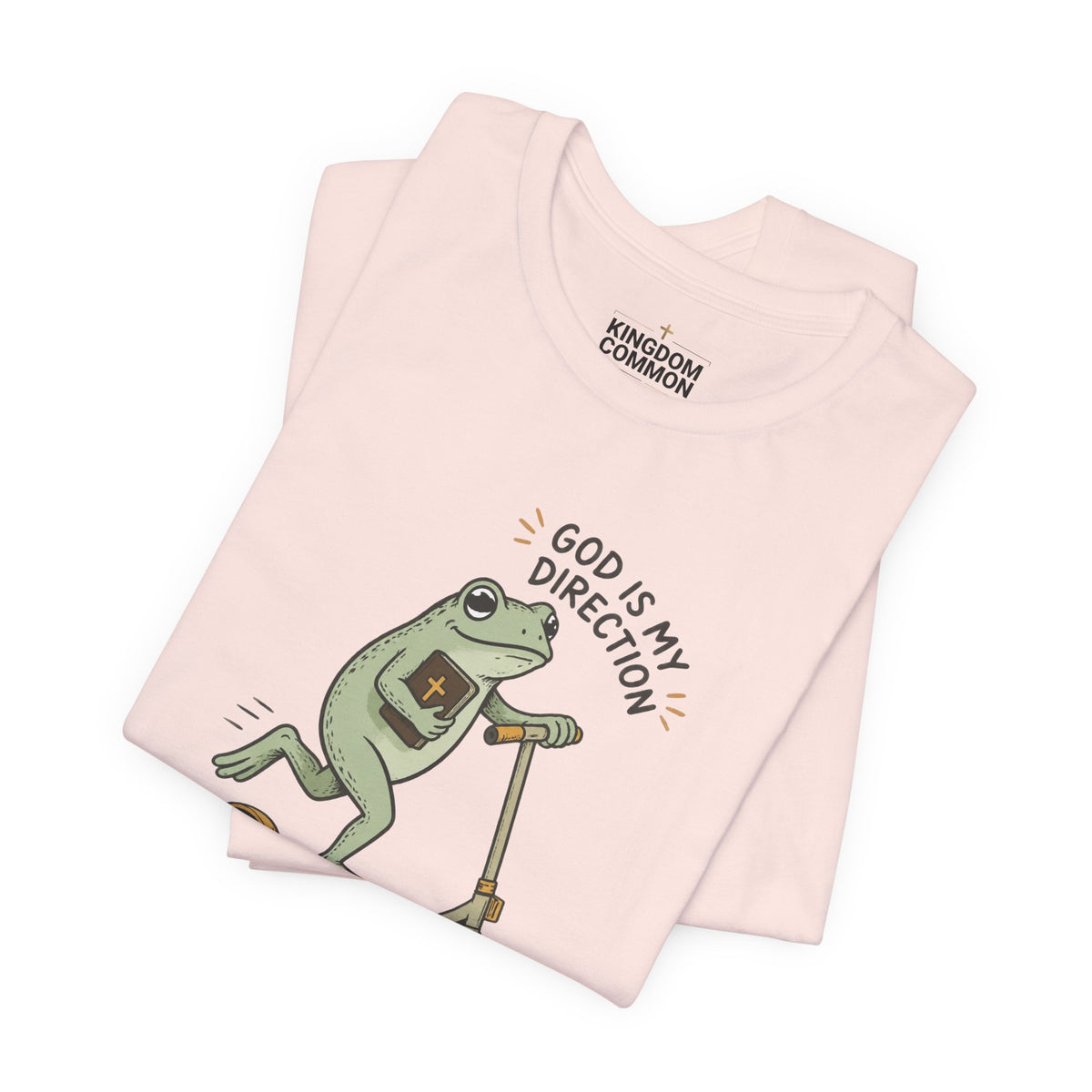 Bible Frog on Scooter T-Shirt