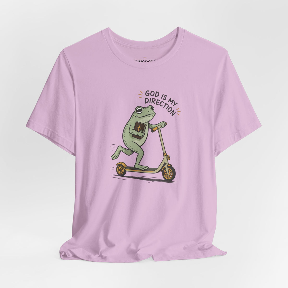 Bible Frog on Scooter T-Shirt
