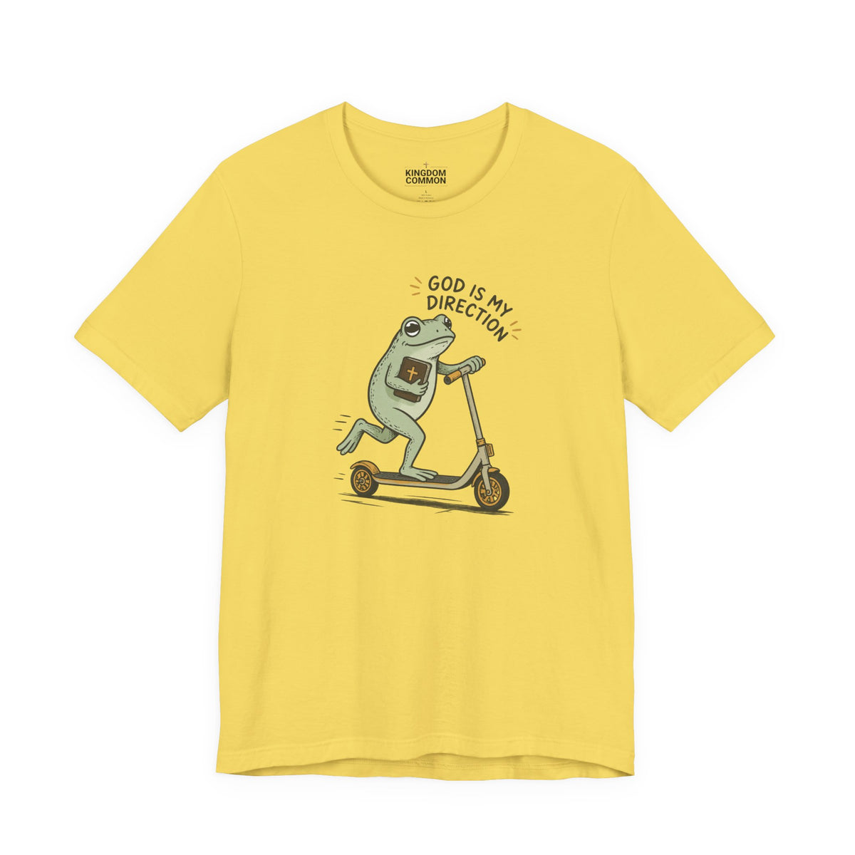 Bible Frog on Scooter T-Shirt