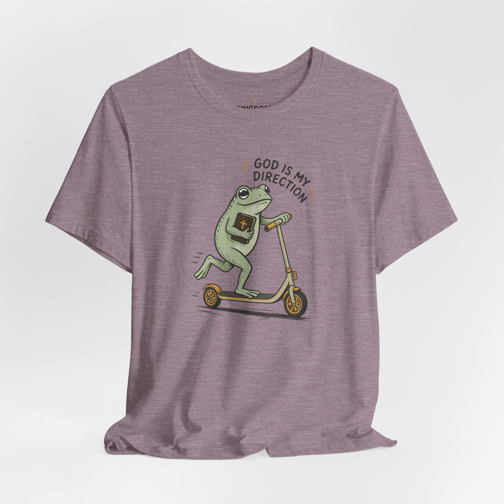 Bible Frog on Scooter T-Shirt