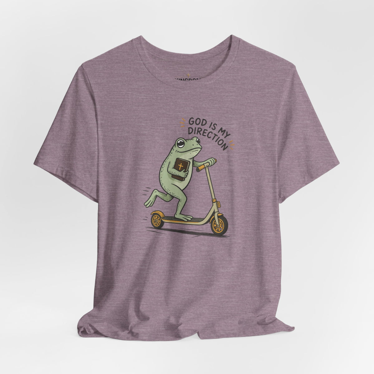 Bible Frog on Scooter T-Shirt