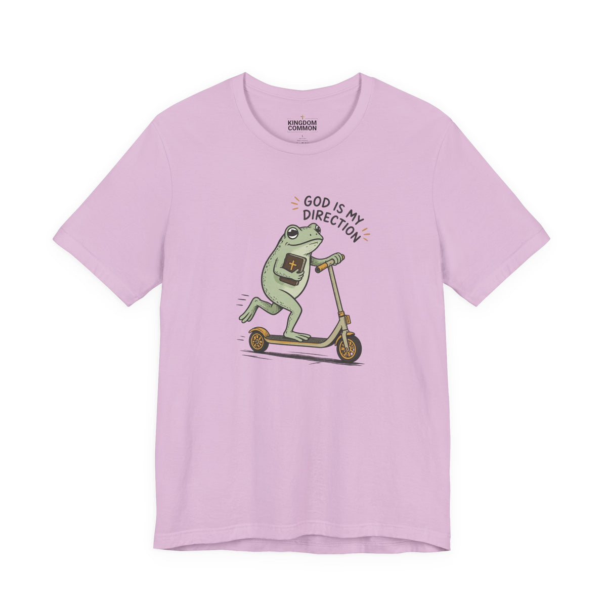 Bible Frog on Scooter T-Shirt