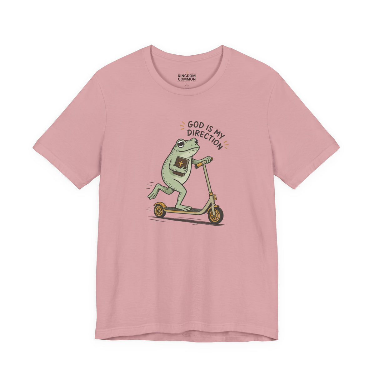 Bible Frog on Scooter T-Shirt