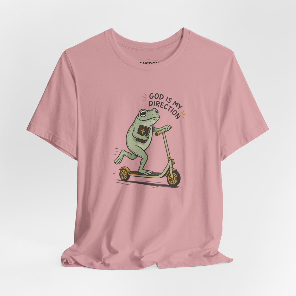 Bible Frog on Scooter T-Shirt