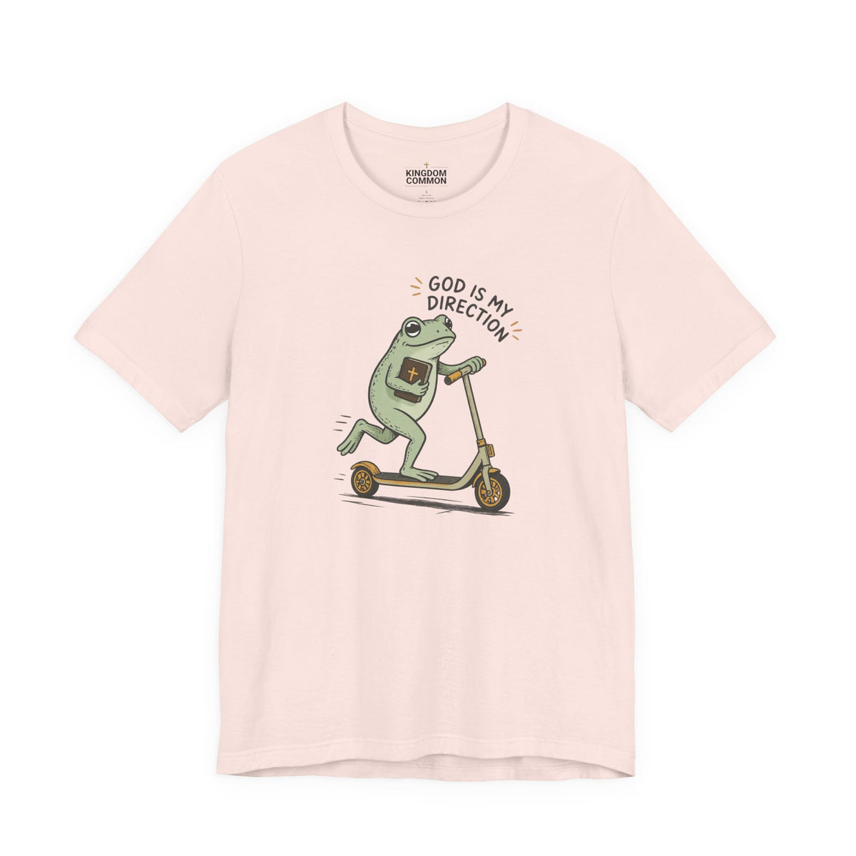 Bible Frog on Scooter T-Shirt